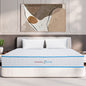 10 Inch Twin Mattress with Pillows, Gel Memory Foam Mattress Bed in a Box Medium Firm Hybrid Mattress CertiPUR-US Certified, Twin