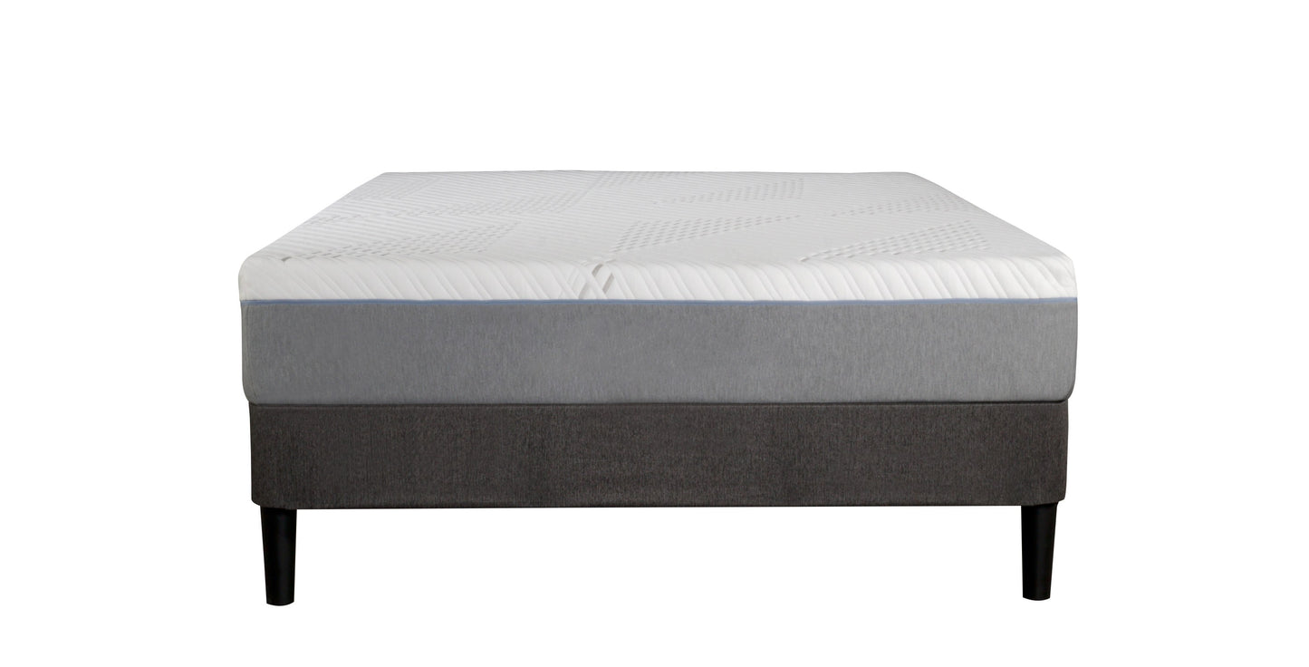 QUEEN SIZE- Cypress 10'' Medium Cooling Gel Memory Edge Support Pocket Spring Removable Cover Hybrid Mattress