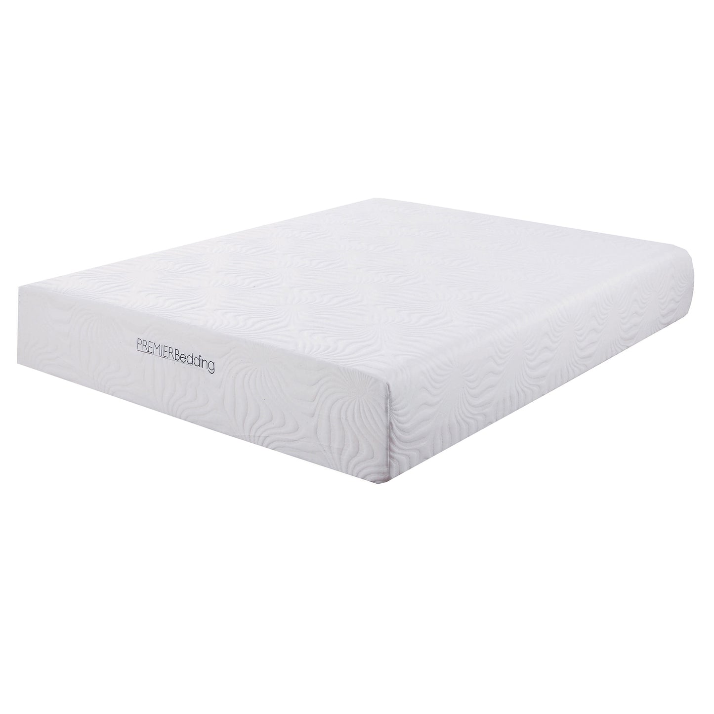 Eastern King Size Mattress with High Density Memory Foam, White