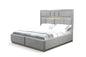 Modern Style Queen Bed Made with Wood in Gray