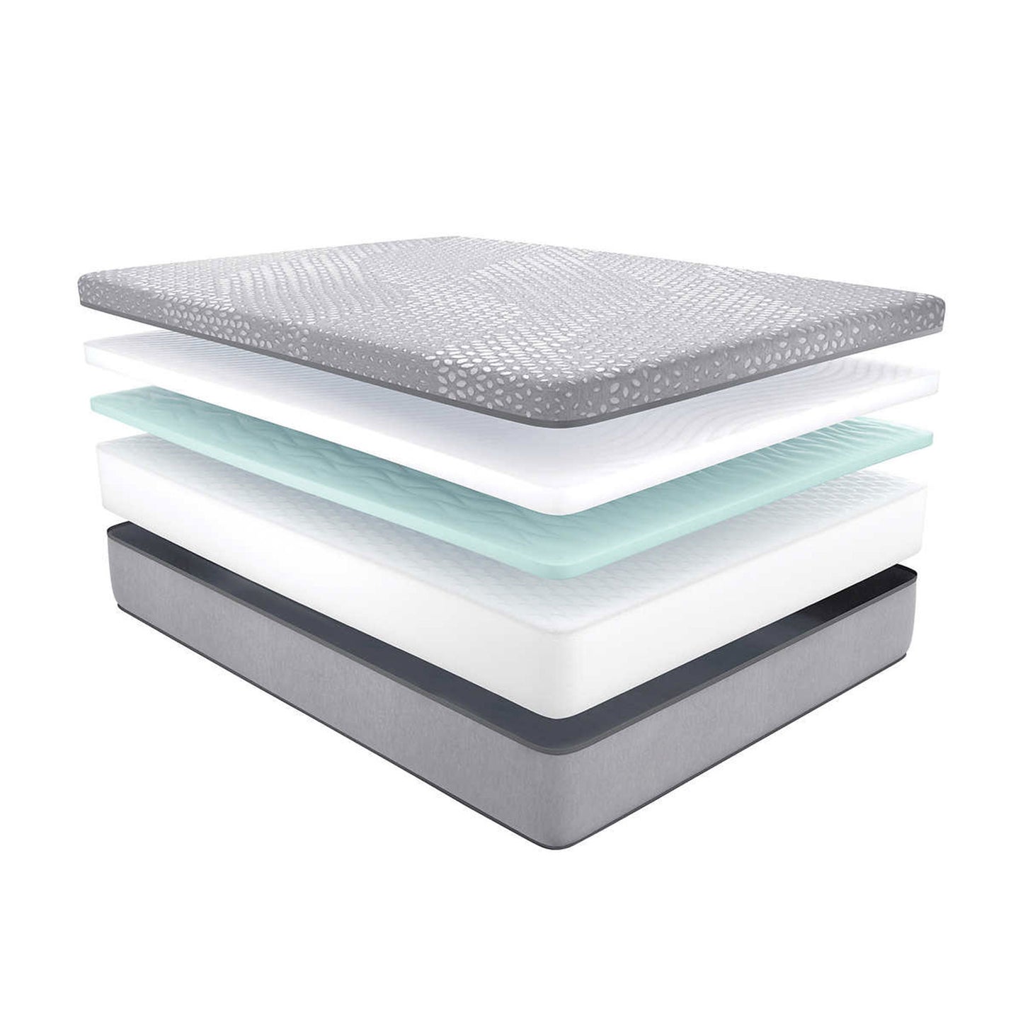 S-Brand Posturepedic 12" Foam Mattress - Medium - King