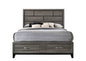 ACME Valdemar Eastern King Bed w/Storage, Weathered Gray 27057EK