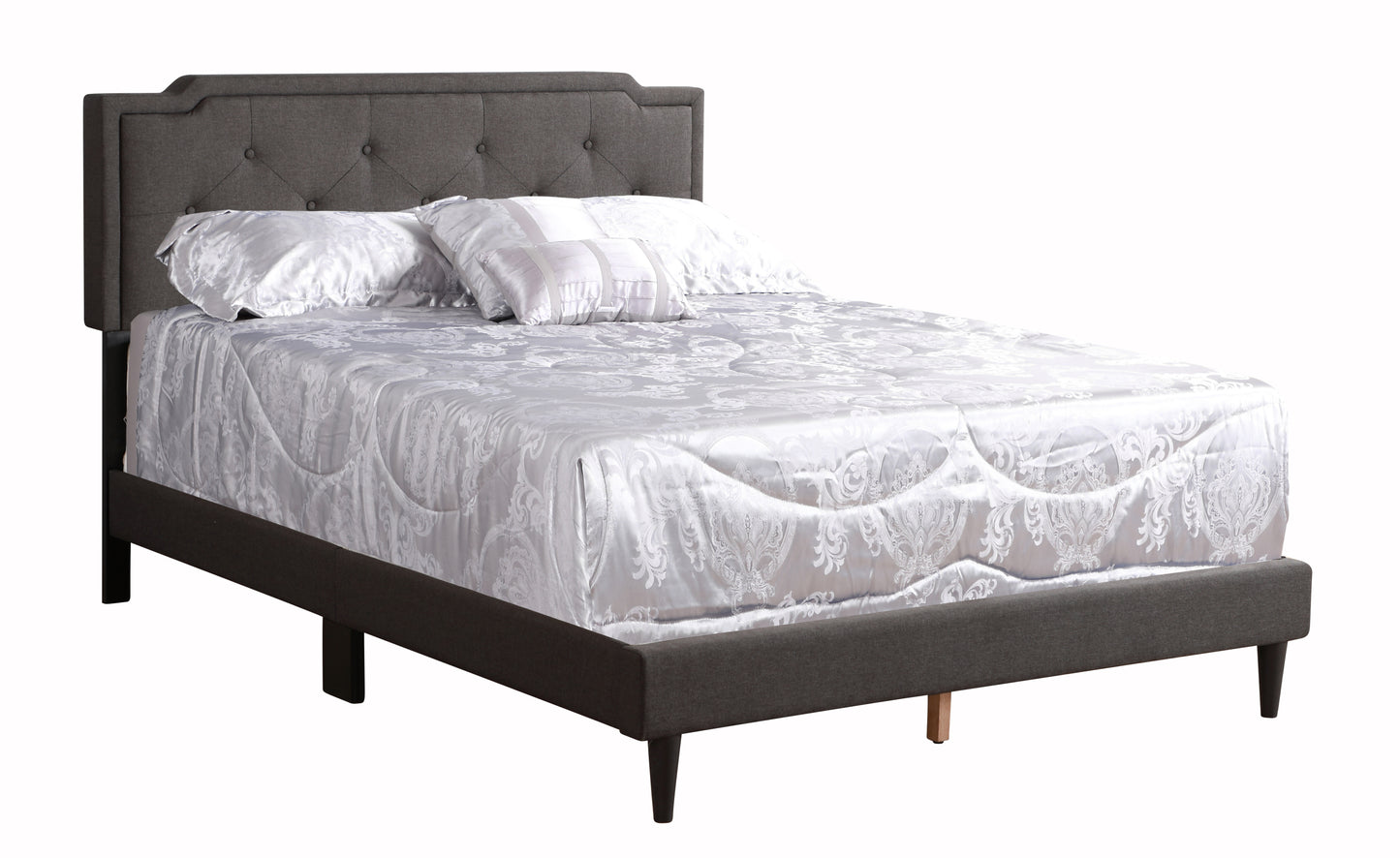 Sleek Black Casual Bed For Modern Living