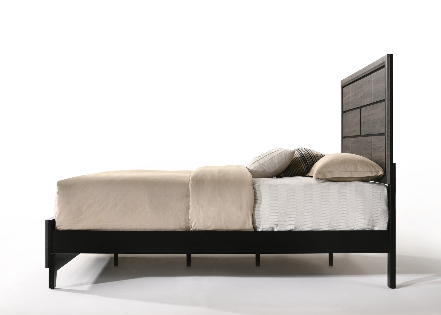 ACME Valdemar Queen Bed in Weathered Gray 27050Q