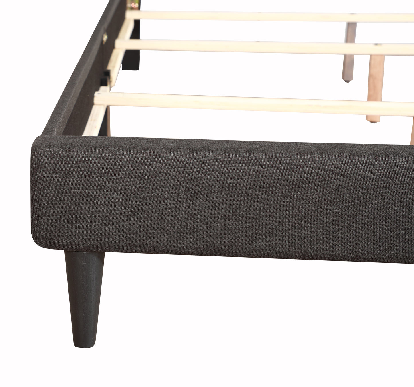 Sleek Black Casual Bed For Modern Living