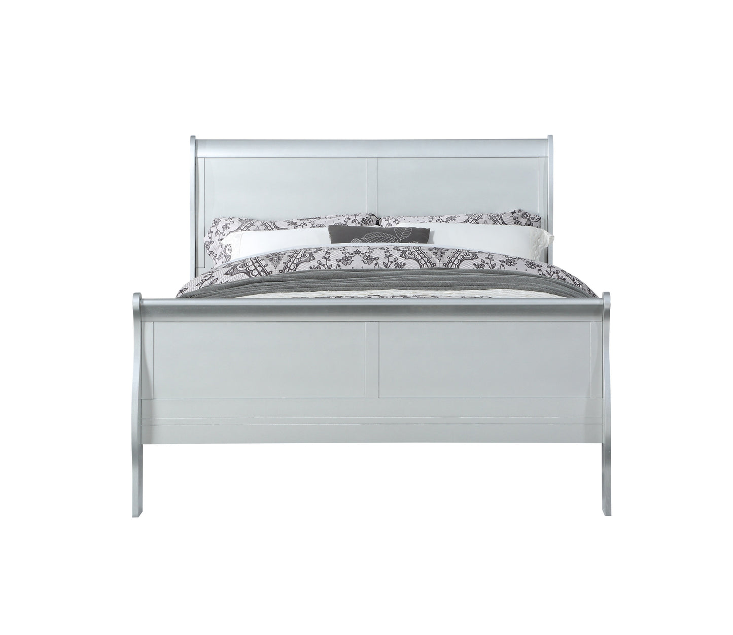 ACME Louis Philippe Queen Bed in Platinum 26730Q