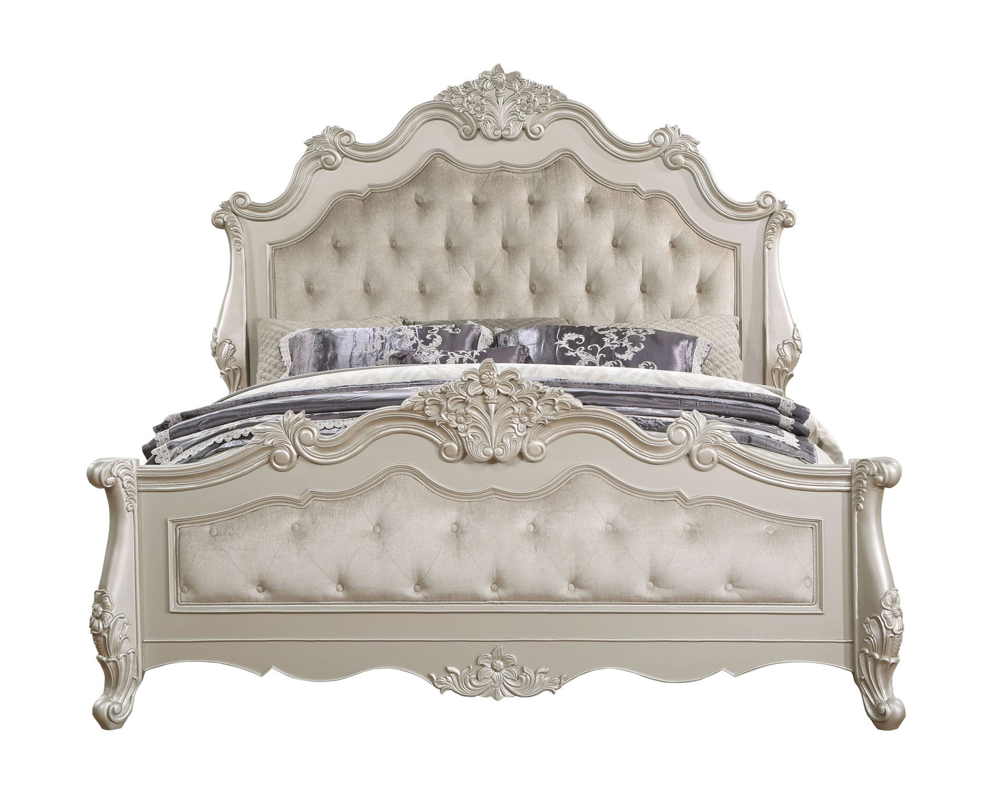 ACME Bently Eastern King Bed, Champagne Finsih BD02288EK