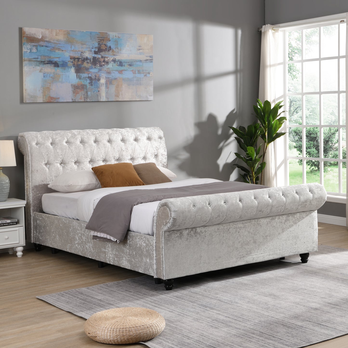 Hartfried Upholstered Storage Bed,Queen Size