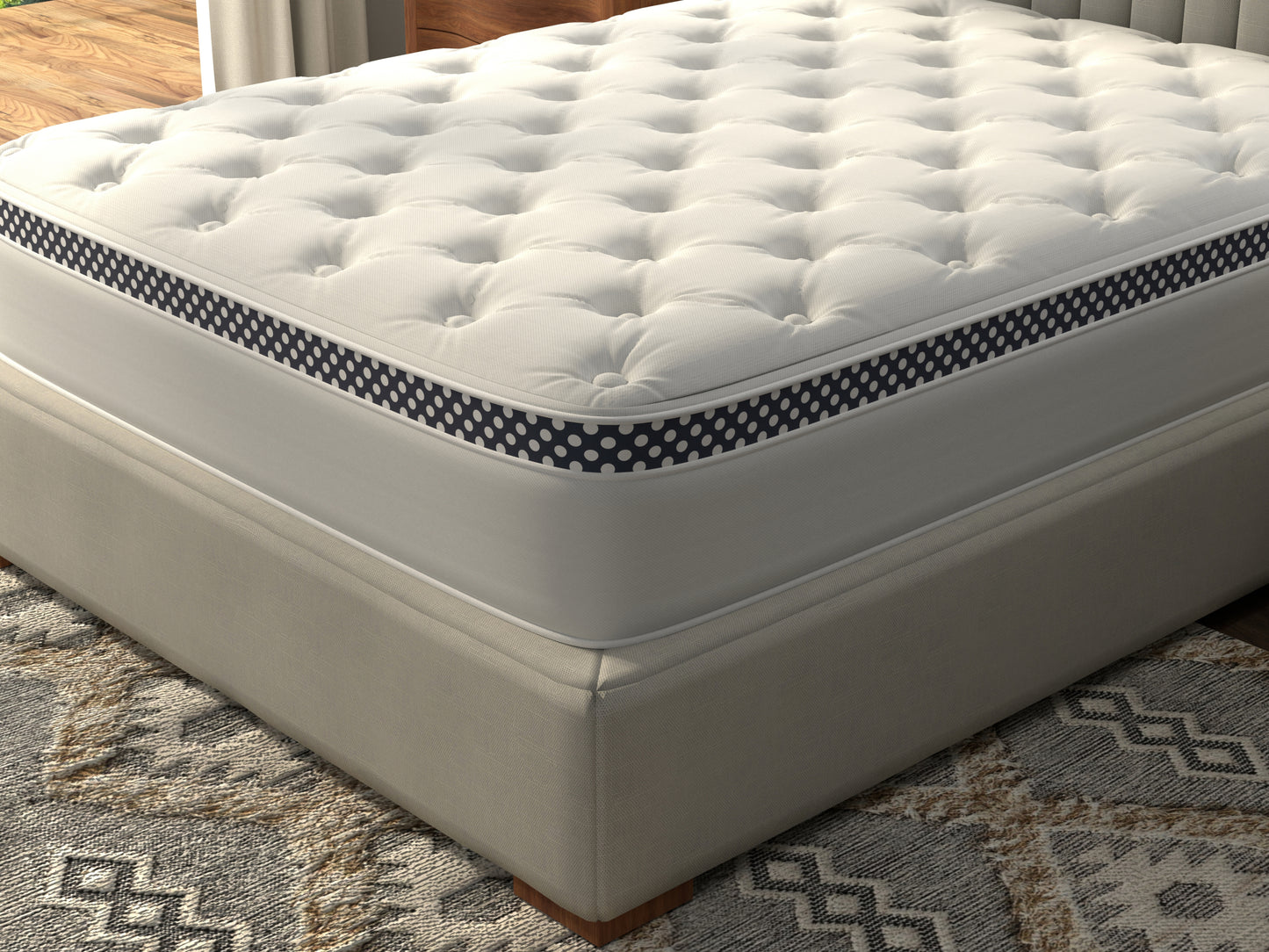 Wink Luxury Firm 13.5" TXL Eurotop mattress designed to exceed the performance of fine hotels