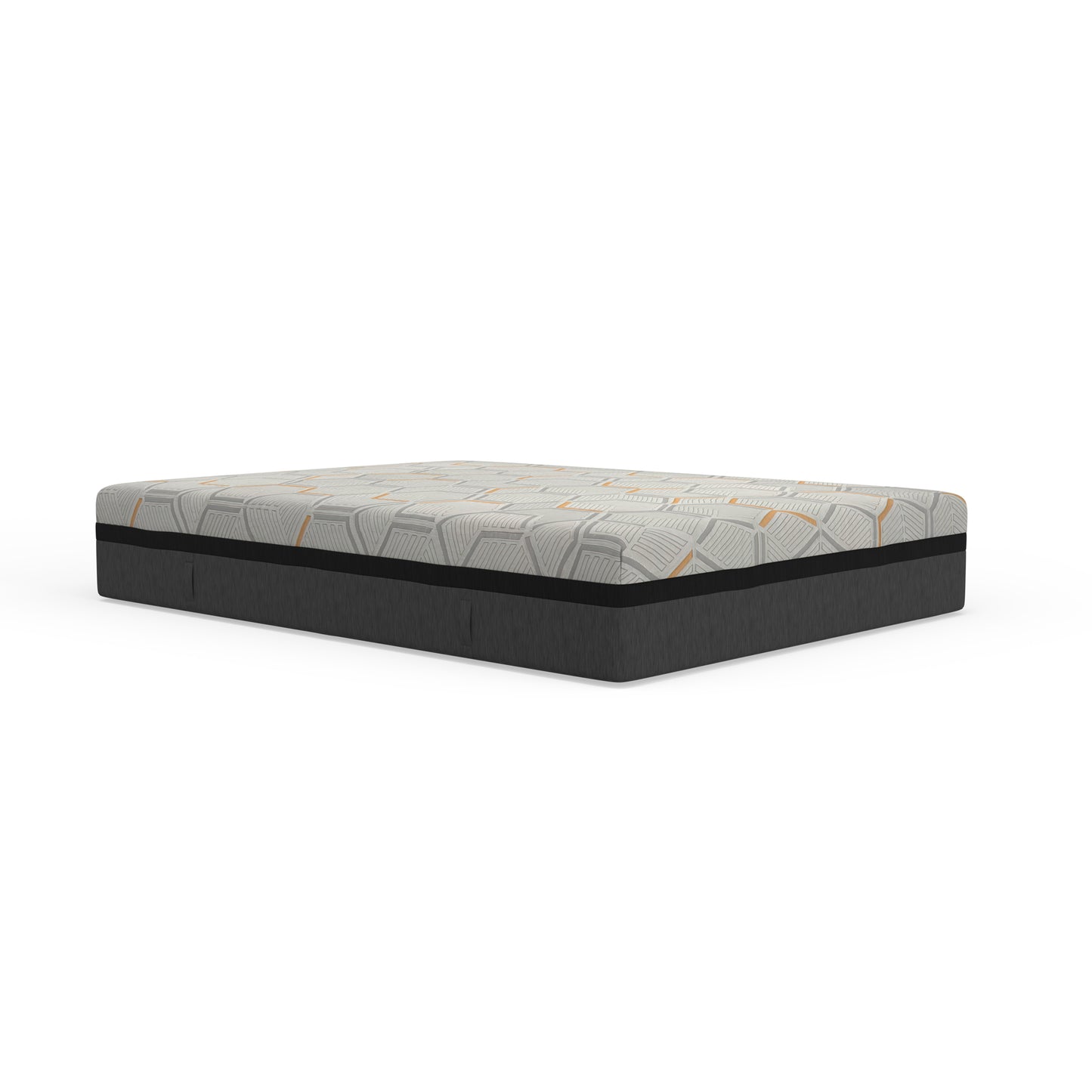 14" Hybrid Copper Gel Cooling Memory Foam Mattress with Edge Support and Air Ridge Foam Twin Long