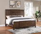 Milan - King Bed - Dark Brown