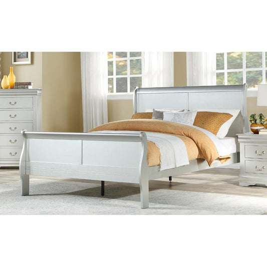 ACME Louis Philippe Full Bed in Platinum 26745F