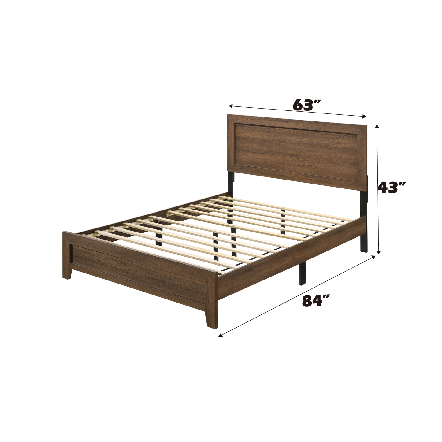 ACME Miquell Queen Bed, Oak 28050Q