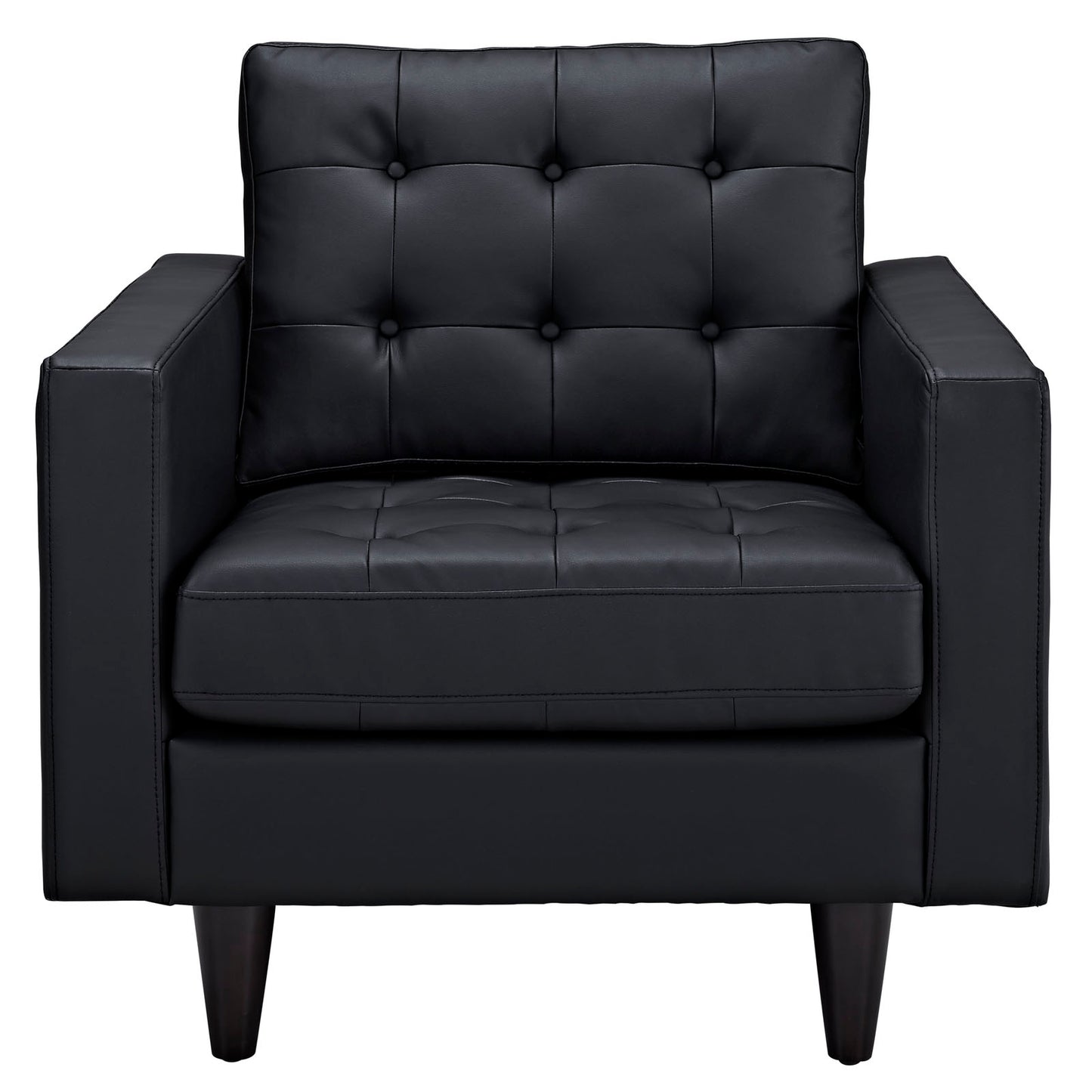 Fauteuil en cuir reconstitué Empress par Modway