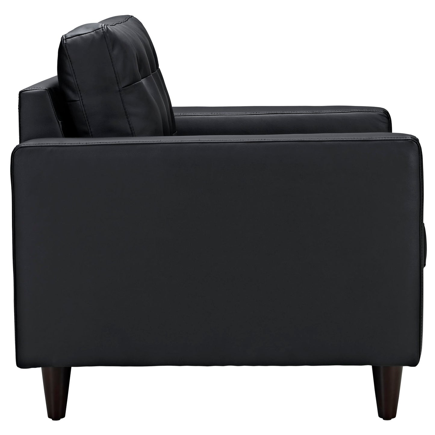 Fauteuil en cuir reconstitué Empress par Modway