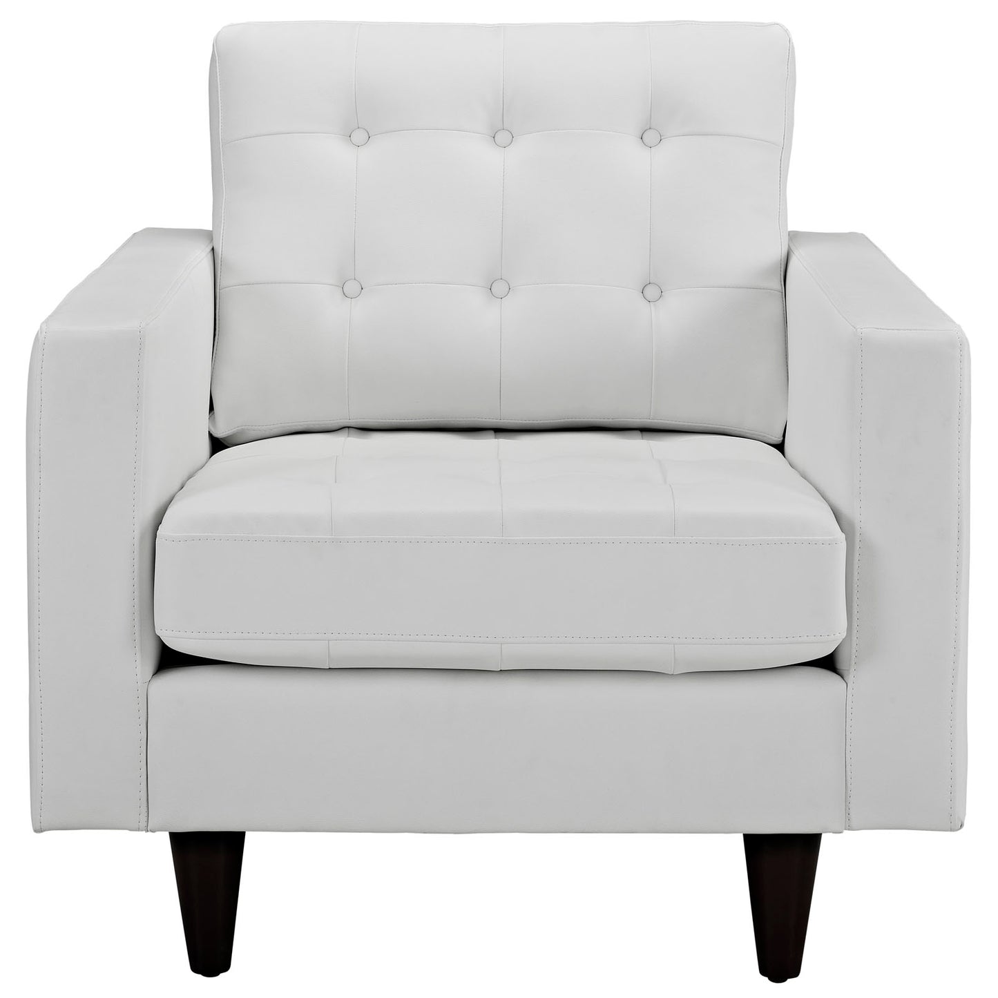 Fauteuil en cuir reconstitué Empress par Modway