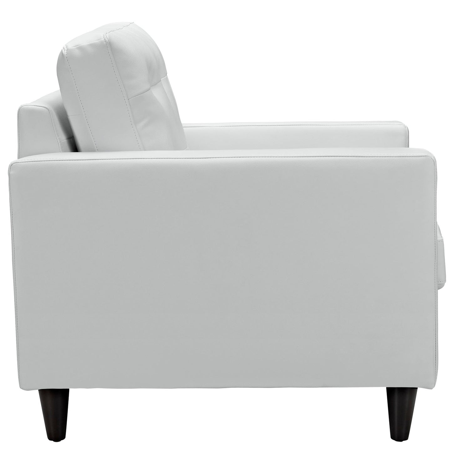 Fauteuil en cuir reconstitué Empress par Modway