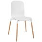 Stack Dining Wood Side Chair