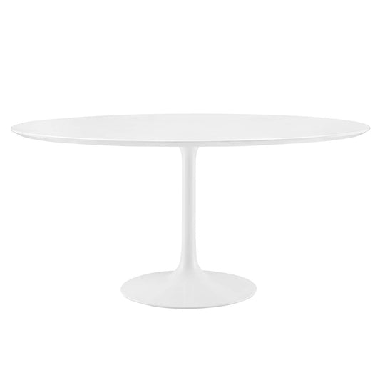 Mesa de comedor Lippa de 60" con tablero de madera redondo de Modway