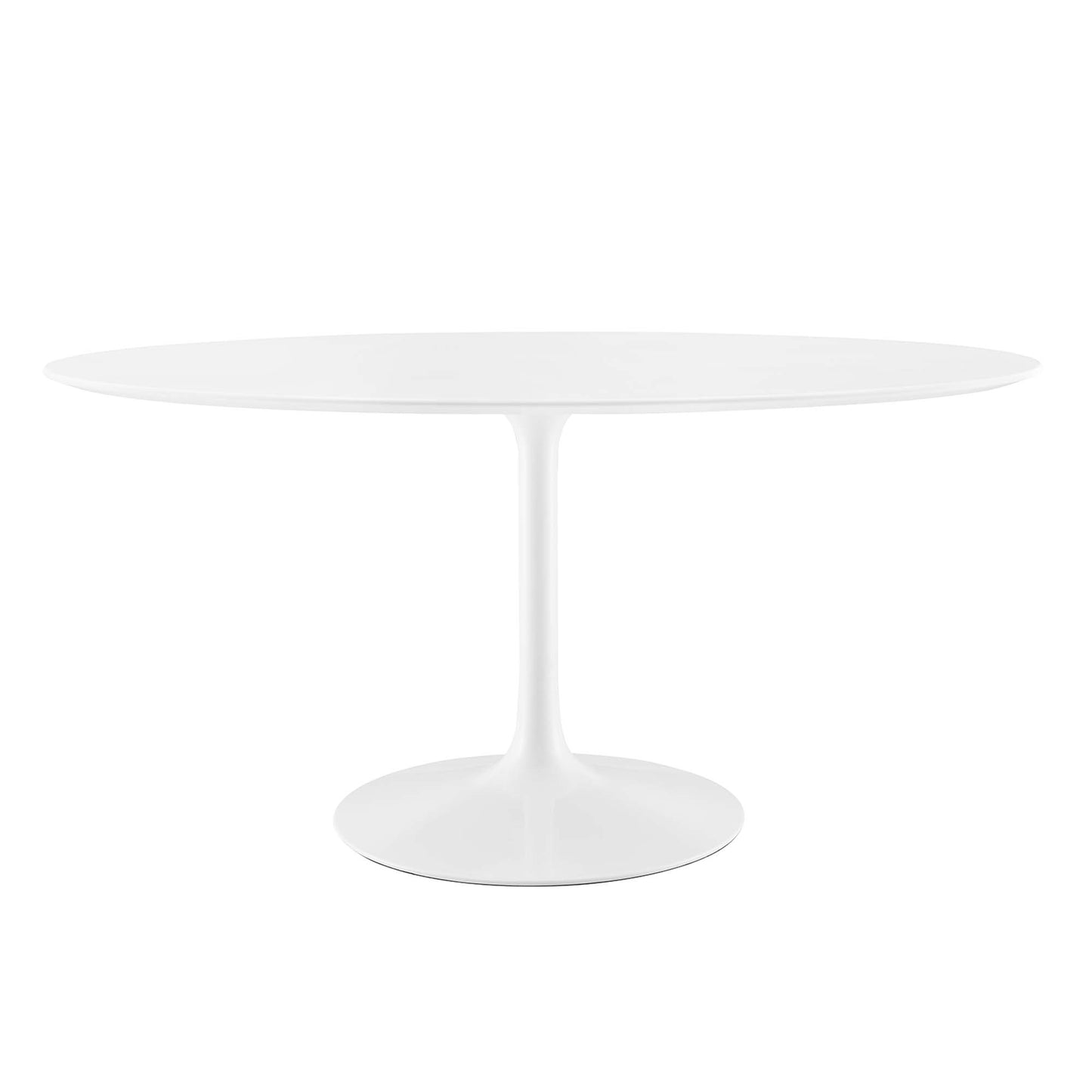 Mesa de comedor Lippa de 60" con tapa de madera ovalada de Modway