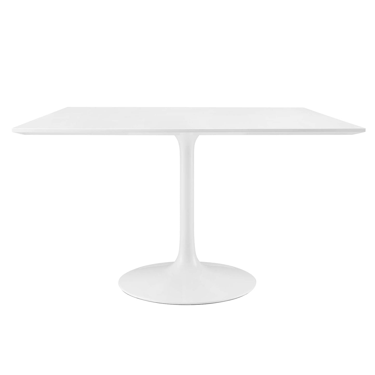 Mesa de comedor Lippa de 48" con tablero de madera cuadrado de Modway