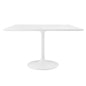 Mesa de comedor Lippa de 48" con tablero de madera cuadrado de Modway