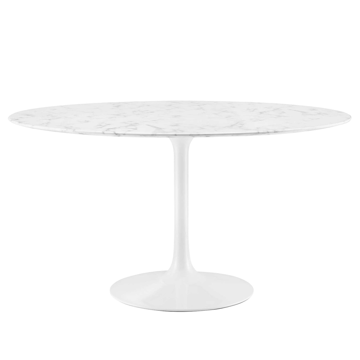 Mesa de comedor redonda de mármol artificial Lippa de 54" de Modway