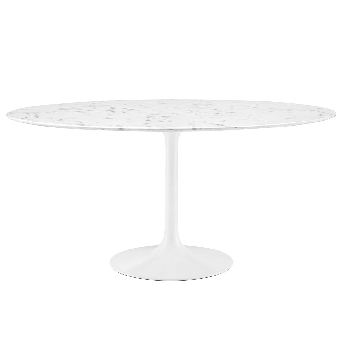 Mesa de comedor redonda de mármol artificial Lippa de 60" de Modway