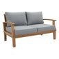 Marina Outdoor Patio Teak Loveseat