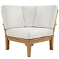 Marina Outdoor Patio Teak Corner Sofa