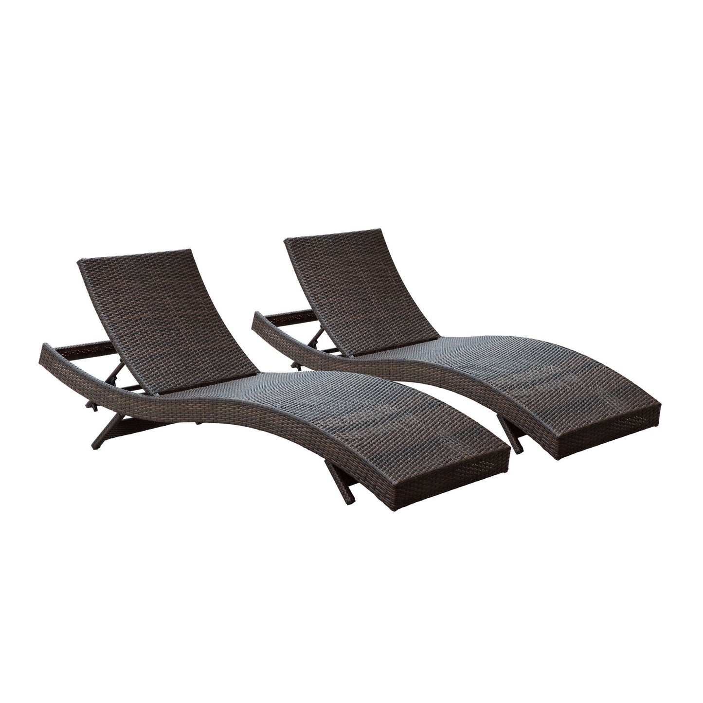 Peer Outdoor Patio Chaise Set of 2