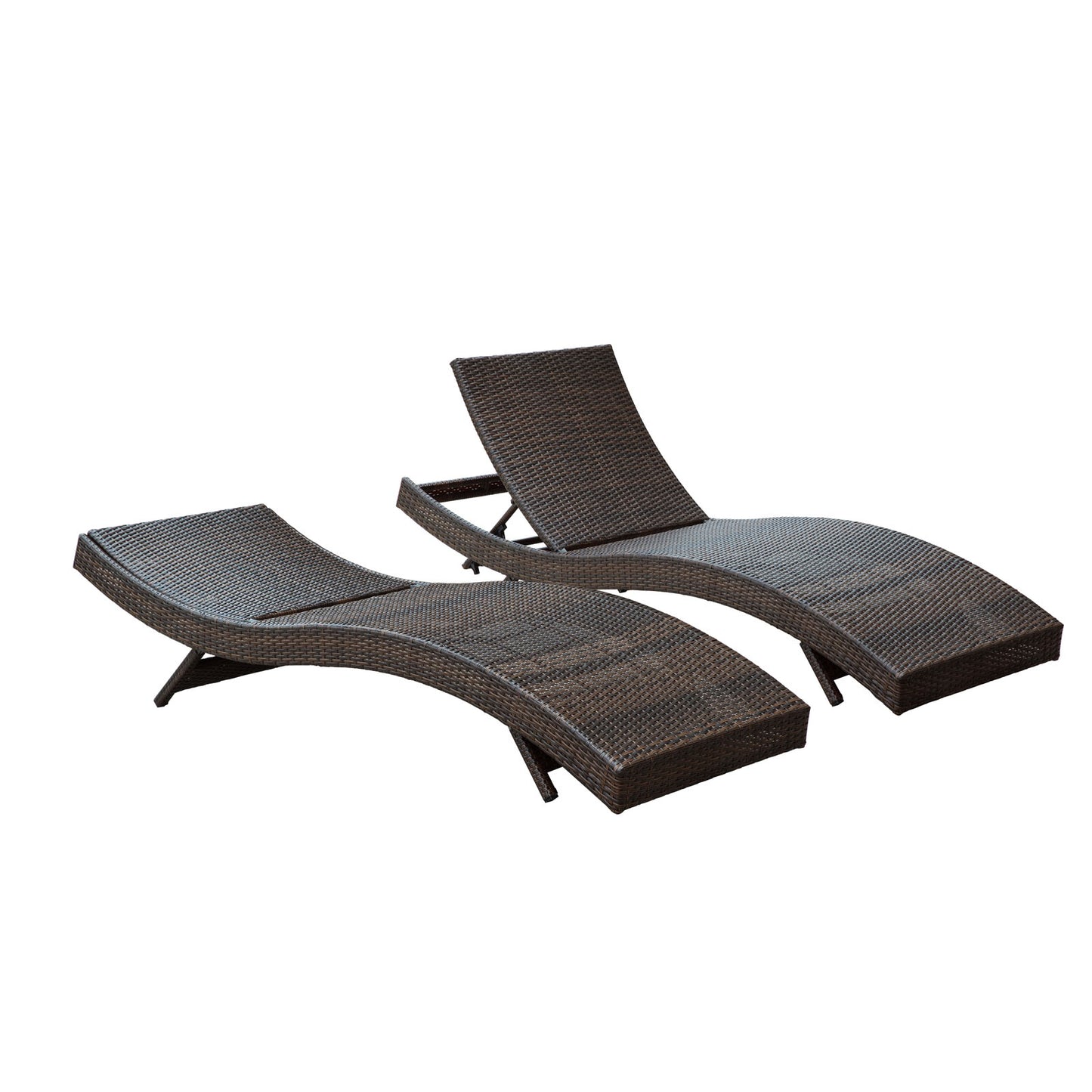 Peer Outdoor Patio Chaise Set of 2