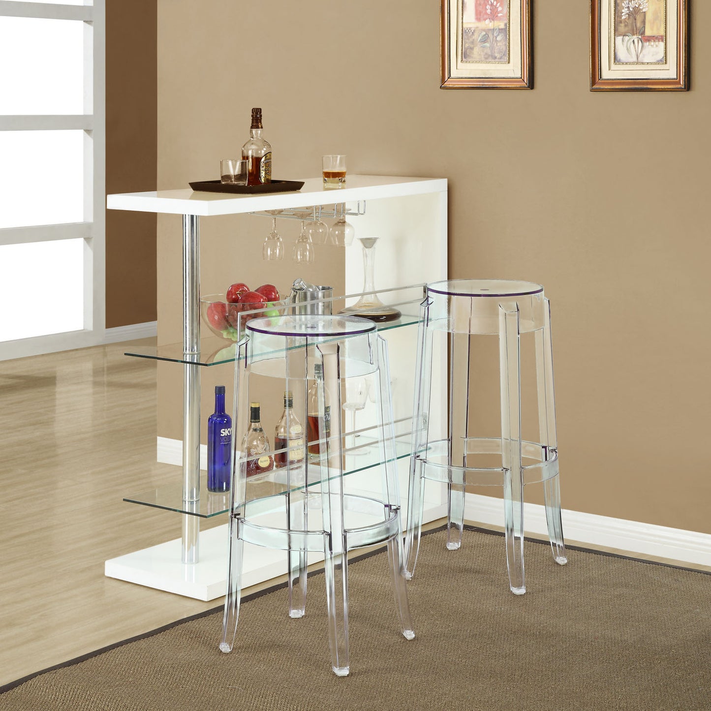 Lot de 2 tabourets de bar Casper