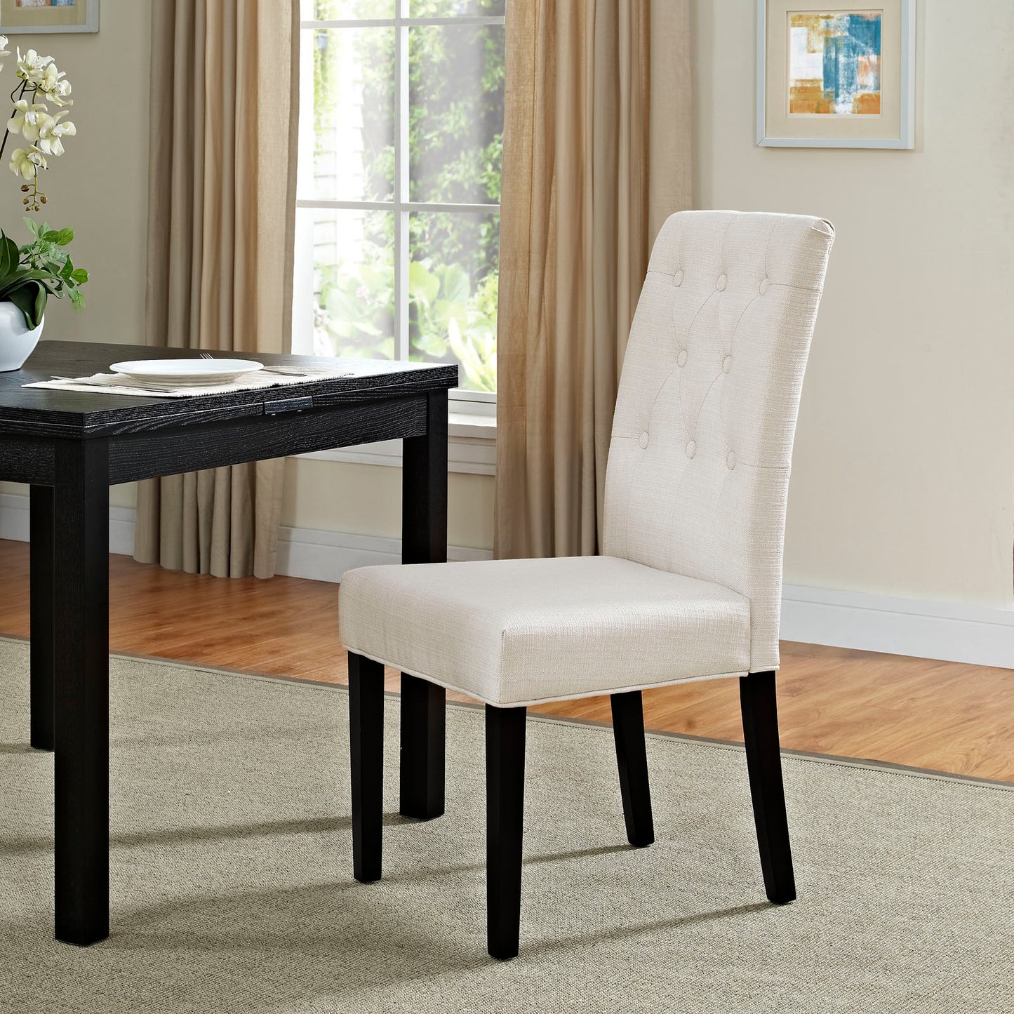 Confer Dining Fabric Side Chair