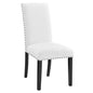 Chaise d'appoint en tissu rembourré Parcel Dining par Modway