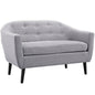 Wit Upholstered Fabric Loveseat