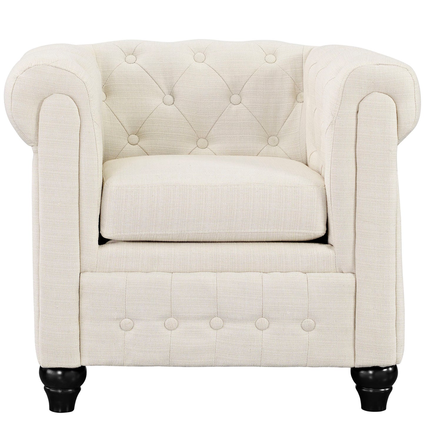 Fauteuil en tissu rembourré Earl par Modway