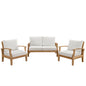 Marina 3 Piece Outdoor Patio Teak Set