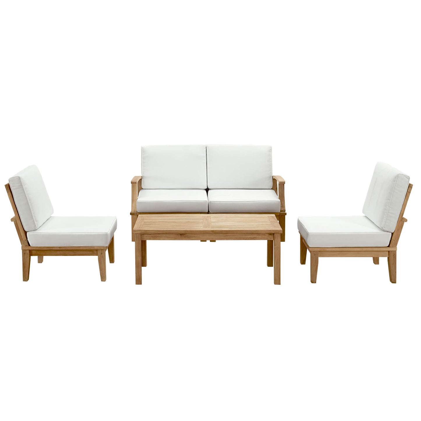 Marina 5 Piece Outdoor Patio Teak Set