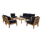 Marina 8 Piece Outdoor Patio Teak Set