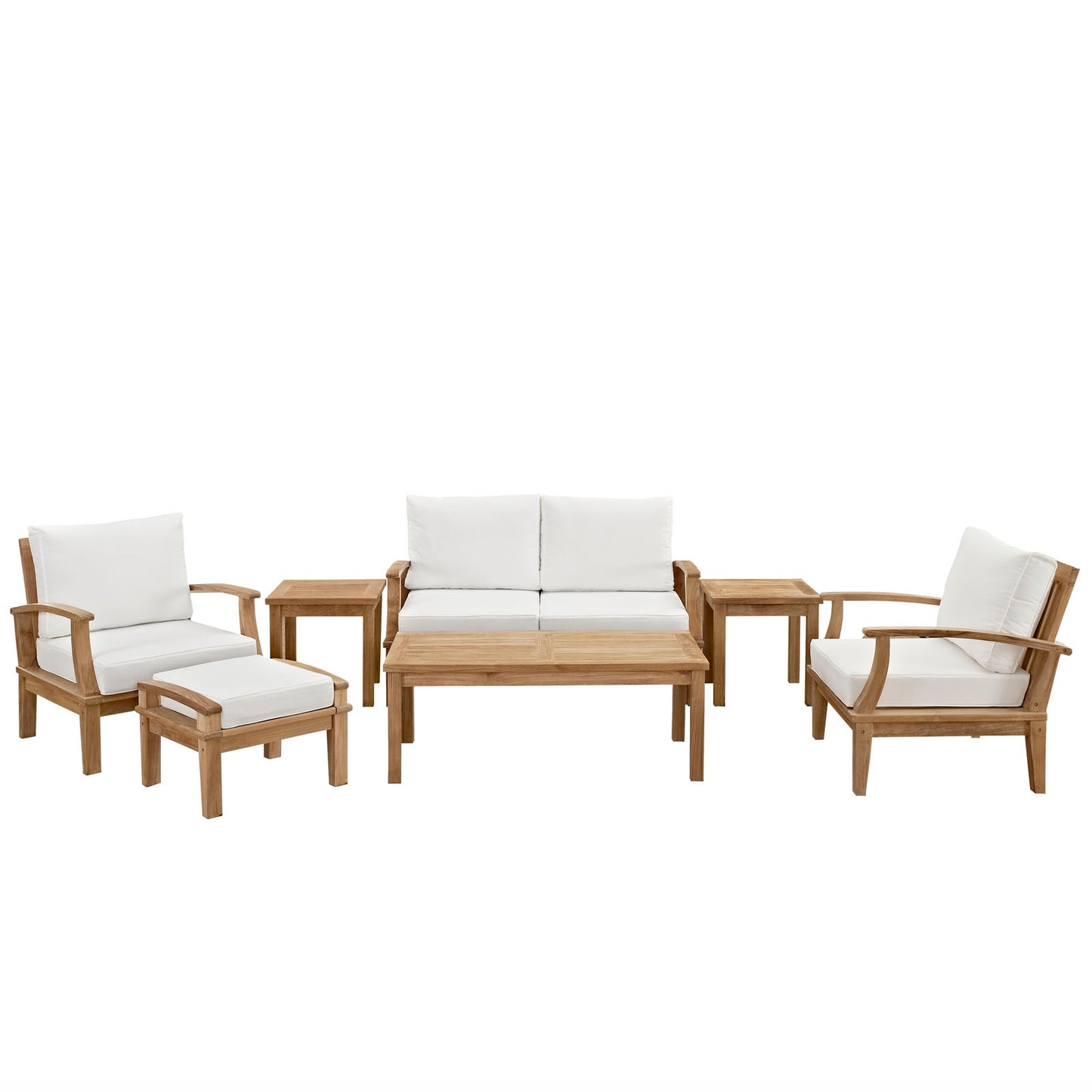 Marina 7 Piece Outdoor Patio Teak Set