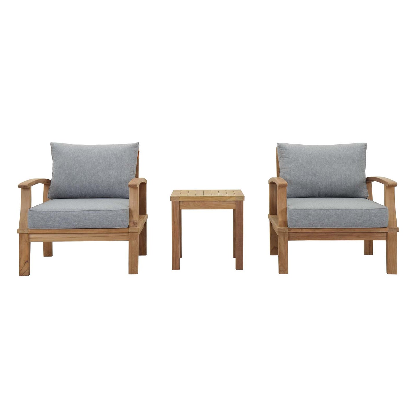 Marina 3 Piece Outdoor Patio Teak Set