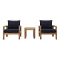 Marina 3 Piece Outdoor Patio Teak Set