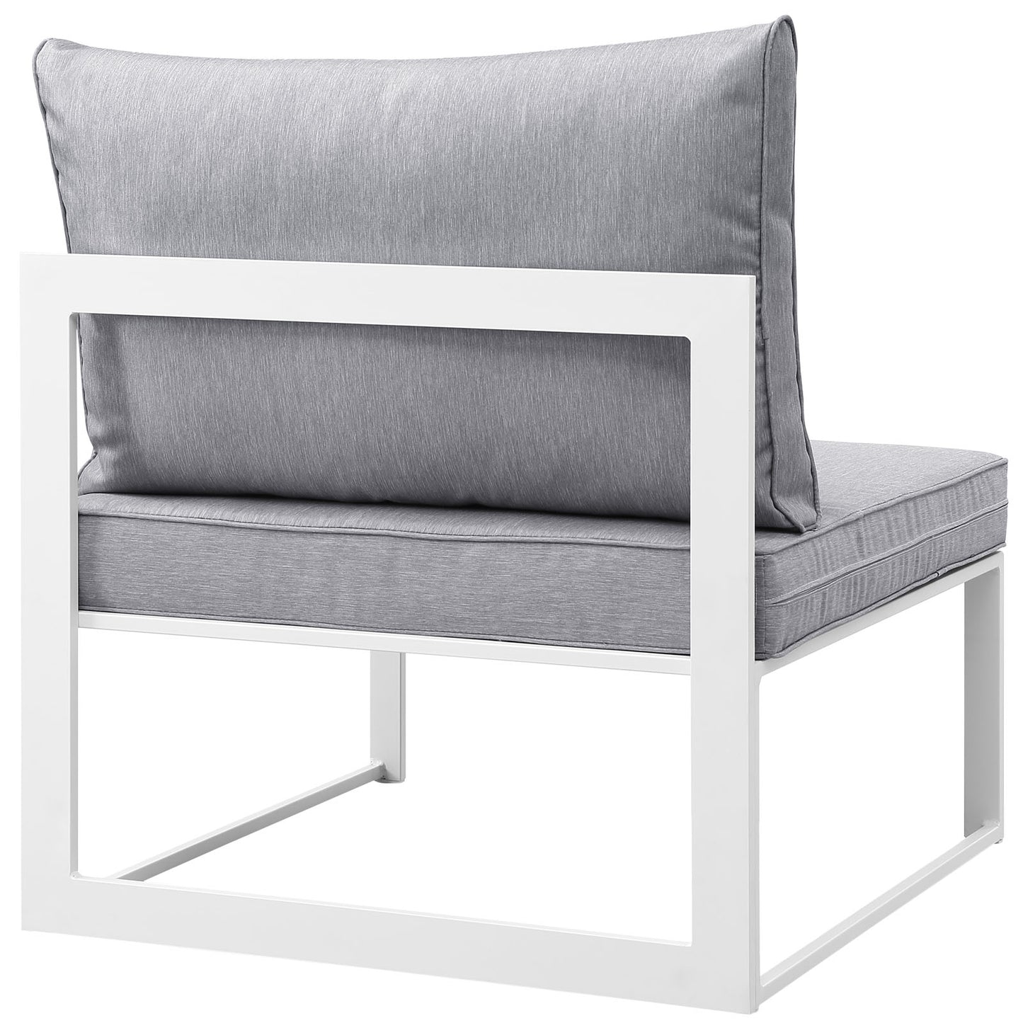 Chaise de patio d'extérieur sans accoudoirs Fortuna par Modway