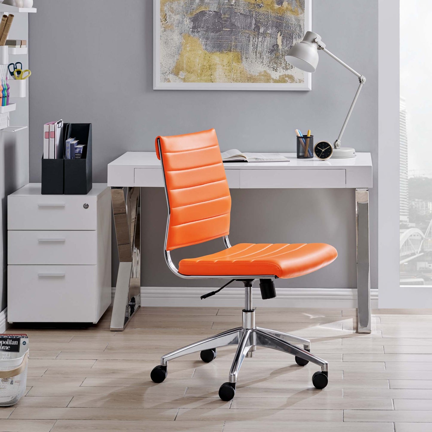 Jive Armless Mid Back Office Chair