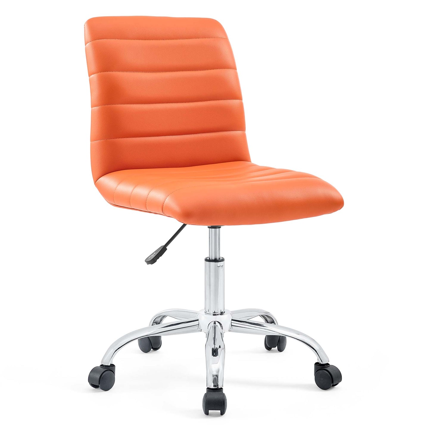 Ripple Armless Mid Back Vinyl Office Chair