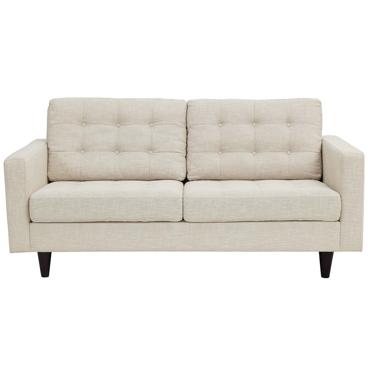 Loveseat tapizado en tela Empress de Modway