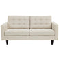 Loveseat tapizado en tela Empress de Modway