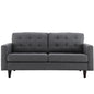 Loveseat tapizado en tela Empress de Modway