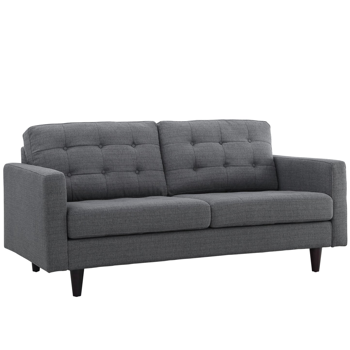 Loveseat tapizado en tela Empress de Modway